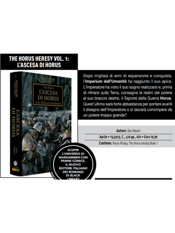 THE HORUS HERESY WARHAMMER 01 L`ASCESA DI HORUS