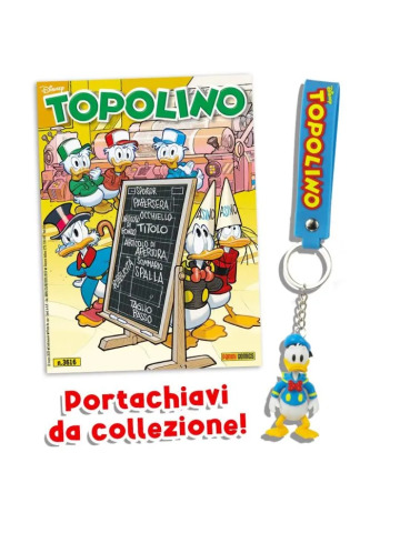 Topolino 3616 + PORTACHIAVI PAPERINO