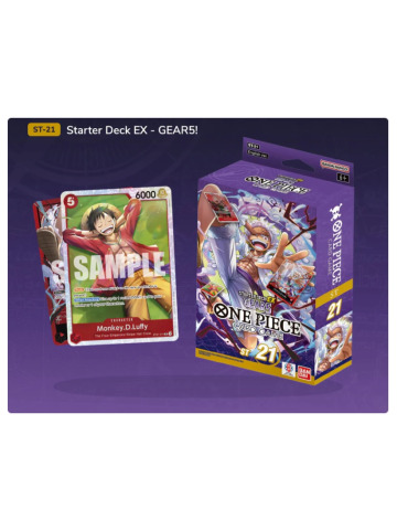 ONE PIECE CARD GAME – STARTER DECK EX GEAR 5 ST-21- INGLESE