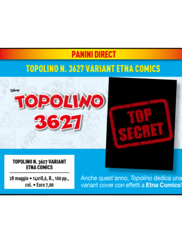 Topolino 3627 VARIANT ETNA COMIC