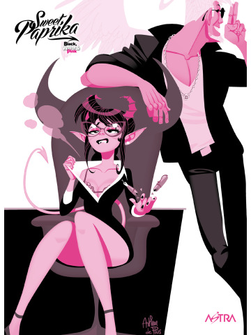 SWEET PAPRIKA BLACK, WHITE & PINK/VAR 02