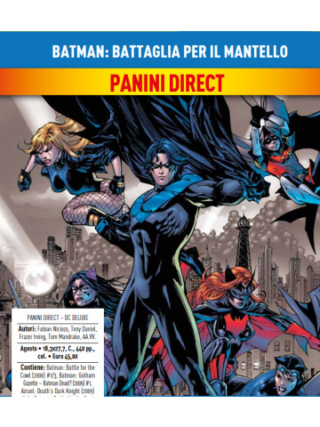 DC DELUXE BATMAN BATTAGLIA PER IL MANTELLO