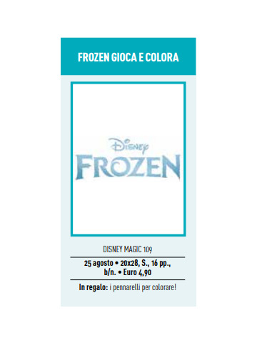 FROZEN GIOCA E COLORA UNICO