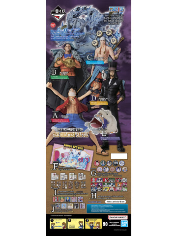 Ichibankuji - Lotteria A Premi ONE PIECE - THE GREATEST BATTLE (90 TICKET)