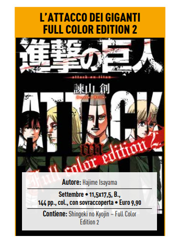 L`ATTACCO DEI GIGANTI FULL COLOR EDITION 02
