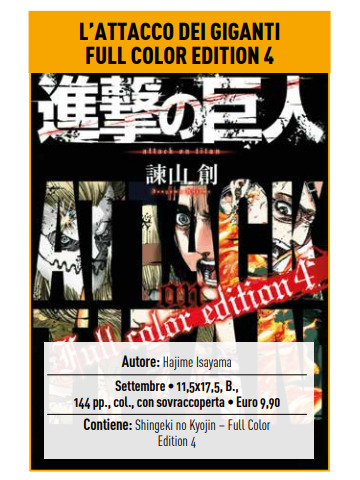 L`ATTACCO DEI GIGANTI FULL COLOR EDITION 04