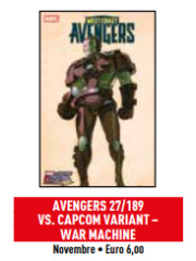 AVENGERS 189/27 VARIANT VS CAPCOM WAR MACHINE