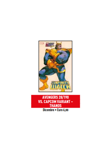AVENGERS 190/28 VARIANT VS CAPCOM THANOS