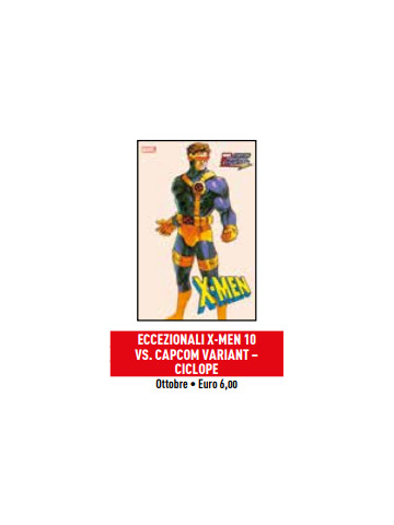 ECCEZIONALI X-MEN 10 VARIANT VS CAPCOM CICLOPE