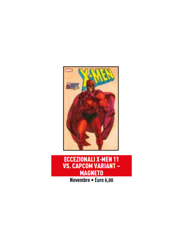ECCEZIONALI X-MEN 11 VARIANT VS CAPCOM MAGNETO