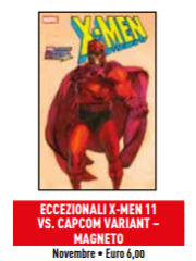 ECCEZIONALI X-MEN 11 VARIANT VS CAPCOM MAGNETO