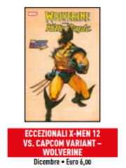 ECCEZIONALI X-MEN 12 VARIANT VS CAPCOM WOLVERINE