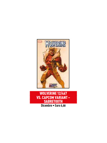 Wolverine 467/12 VARIANT VS CAPCOM SABRETOOTH