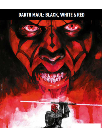 DARTH MAUL BLACK WHITE & RED VOLUME UNICO