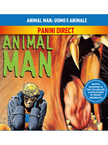DC Black Label Library ANIMAL MAN DI GRANT MORRISON 01 UOMO E ANIMALE