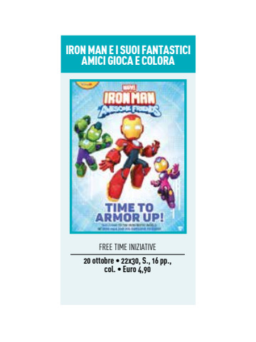 IRON MAN E I SUOI FANTASTICI AMICI GIOCA E COLORA