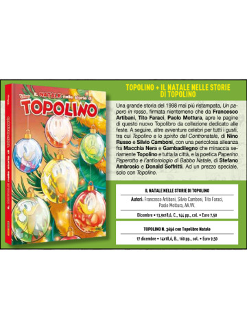 IL NATALE NELLE STORIE DI TOPOLINO VOLUME UNICO