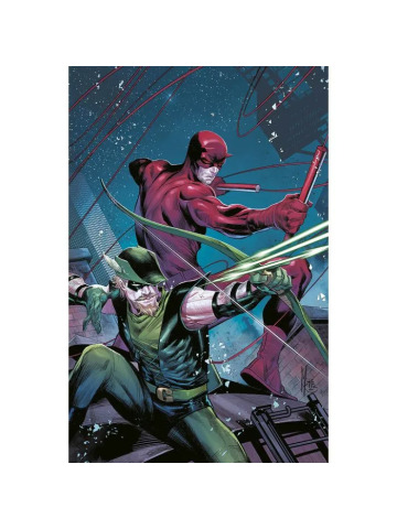 DEADPOOL/BATMAN MARVEL/DC  VARIANT DI MARCO CHECCHETTO