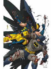 MARVEL/DC DEADPOOL/BATMAN 1 INCENTIVE FOIL VARIANT WOLVERINE & BATMAN DI MCNIVEN