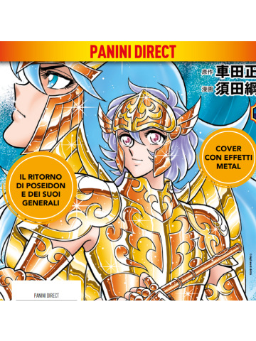 SAINT SEIYA I CAVALIERI DELLO ZODIACO RERISE OF POSEIDON 01 COVER CON EFFETTI METAL