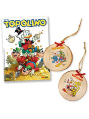Topolino 3654 CON DUE ADDOBBI DI NATALE IN LEGNO