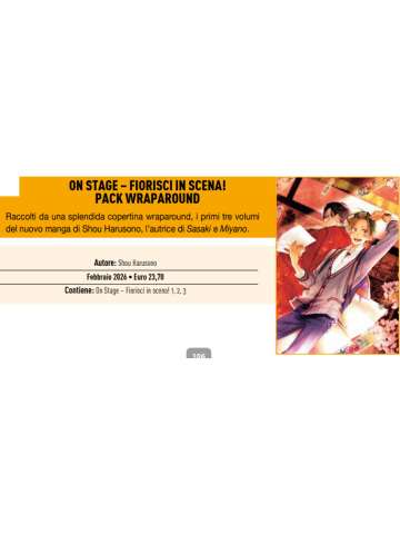 ON STAGE FIORISCI IN SCENA! PACK WRAPAROUND
