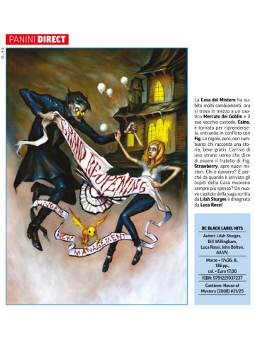 DC BLACK LABEL HITS HOUSE OF MYSTERY 05 NUOVA GESTIONE