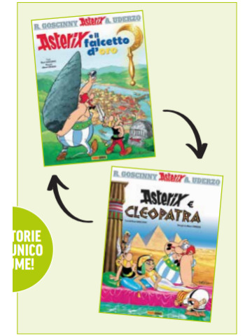 ASTERIX POCKET 02 ASTERIX E IL FALCETTO D`ORO E ASTERIX E CLEOPATRA