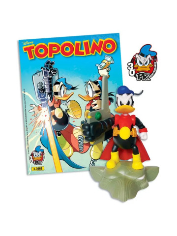 Topolino 3668 CON STATUINA DI PK