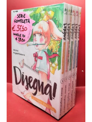 DISEGNA! - KAKUKAKU SHIKAJIKA VOL.1-2-3-4-5 - SERIE COMPLETA