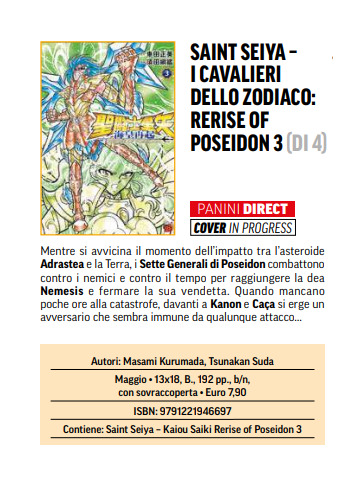 SAINT SEIYA I CAVALIERI DELLO ZODIACO RERISE OF POSEIDON 03