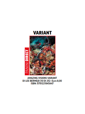 Spider-Man 891/15 AMAZING VISIONS VARIANT DI LEE BERMEJO