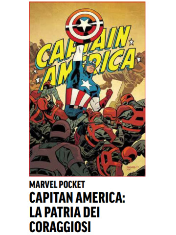 MARVEL POCKET CAPITAN AMERICA LA PATRIA DEI CORAGGIOSI