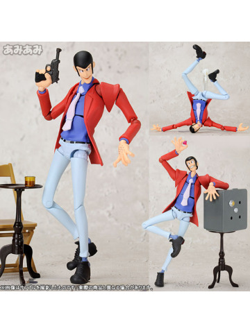 Action Figure Revoltech yamaguchi No.97 Lupin the Third (Edizione Giacca Rossa)