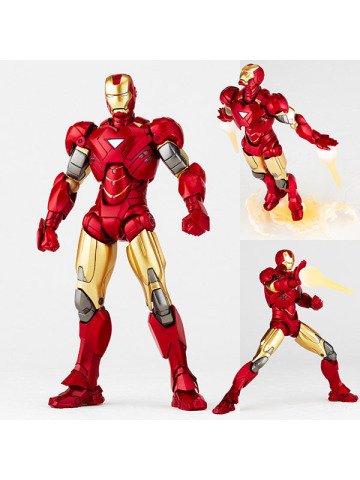 Action Figure Tokusatsu Revoltech No.24 Iron Man Mark VI(6)