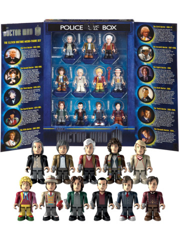 Dr Doctor Who - Character Building 11 Doctors 50th Anniversary Set