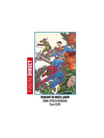 SUPERMAN/SPIDER-MAN 01 VARIANT DI MIKEL JANIN