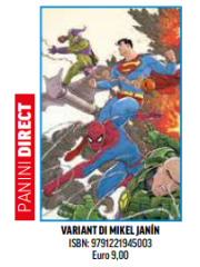 SUPERMAN/SPIDER-MAN 01 VARIANT DI MIKEL JANIN