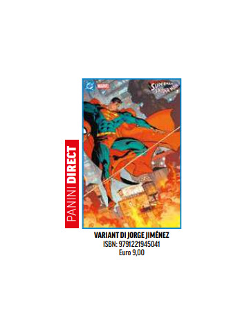 SUPERMAN/SPIDER-MAN 01 VARIANT DI JORGE GIMENEZ