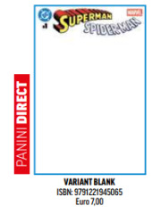 SUPERMAN/SPIDER-MAN 01 VARIANT BLANK