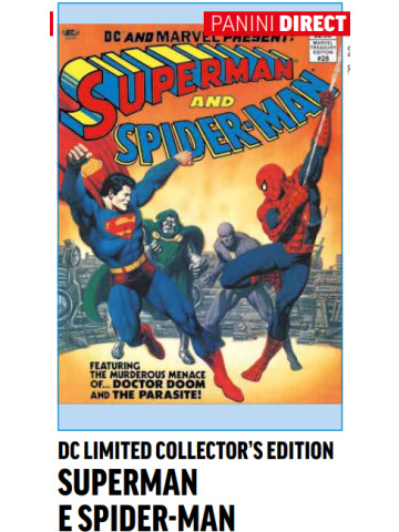 DC LIMITED COLLECTOR`S EDITION SUPERMAN E SPIDER-MAN