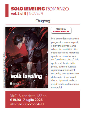 SOLO LEVELING ROMANZO 02