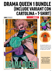 DRAMA QUEEN 01 BUNDLE CON VARIANT E TSHIRT TAGLIA XXL