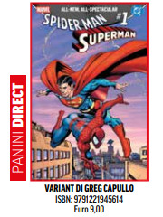 SPIDER-MAN/SUPERMAN 01 VARIANT DI GREG CAPULLO
