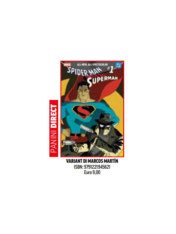 SPIDER-MAN/SUPERMAN 01 VARIANT DI MARCOS MARTÍN