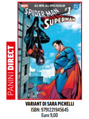 SPIDER-MAN/SUPERMAN 01 VARIANT DI SARA PICHELLI