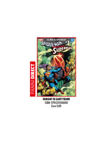 SPIDER-MAN/SUPERMAN 01 VARIANT DI GARY FRANK