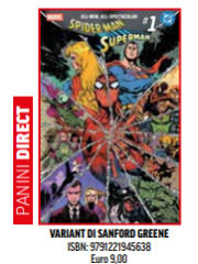 SPIDER-MAN/SUPERMAN 01 VARIANT DI SANFORD GREENE