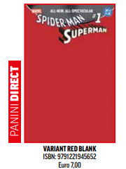SPIDER-MAN/SUPERMAN VARIANT RED BLANK