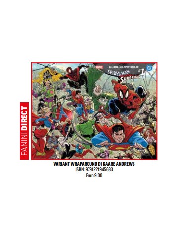 SPIDER-MAN/SUPERMAN 01 VARIANT WRAPAROUND DI KAARE ANDREWS